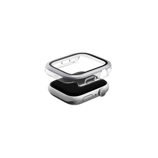 Glass&nbsp;Screen Watch Case With Tempered 42Mm Uniq Voute - Silver